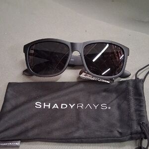 NWT Mens Shady Rays Signature Series Black Sunglasses